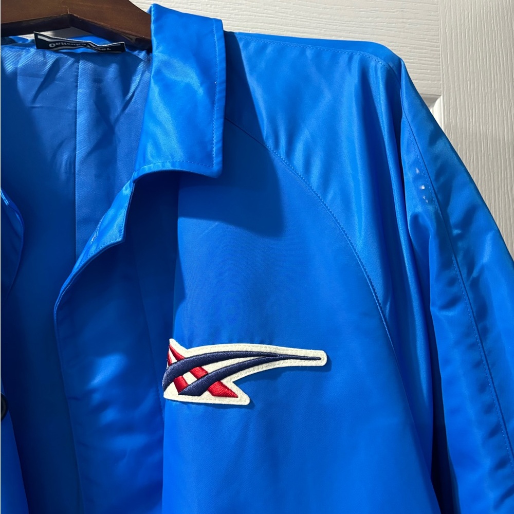 Onitsuka Tiger Electric Blue Nylon Twill Coat - Picture 3 of 8